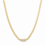 10K Yellow Gold Monaco Chain 22" - Miral Jewelry