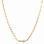 10K Yellow Gold Monaco Chain 22" - Miral Jewelry
