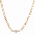 10K Yellow Gold Monaco Chain 24" - Miral Jewelry