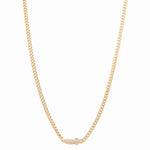 10K Yellow Gold Monaco Chain 24" - Miral Jewelry