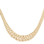 10k Yellow Gold Princess Necklaces 16" - Miral Jewelry