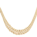 10k Yellow Gold Princess Necklaces 16" - Miral Jewelry