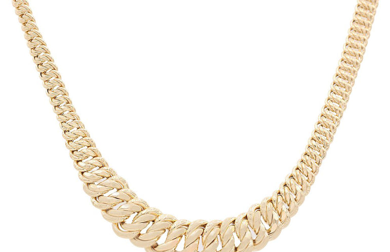 10k Yellow Gold Princess Necklaces 16" - Miral Jewelry