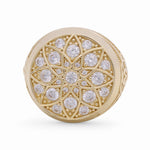 10k Yellow Gold Rosetta Fashion Men's Ring - Miral Jewelry