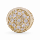 10k Yellow Gold Rosetta Fashion Men's Ring - Miral Jewelry