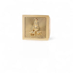 10k Yellow Gold San Lazaro Fashion Men's Ring - Miral Jewelry