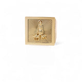 10k Yellow Gold San Lazaro Fashion Men's Ring - Miral Jewelry