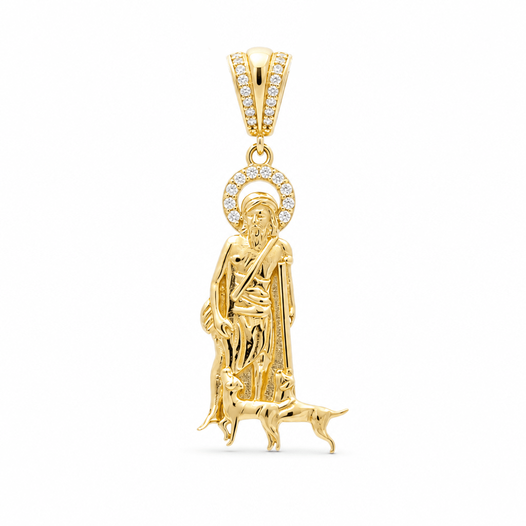 10K Yellow Gold San Lazaro Pendant - Miral Jewelry