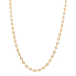 10K Yellow Gold Semisolid Marine Chain 18" - Miral Jewelry