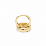 10K Yellow Gold Small Hoop Earrings - Miral Jewelry