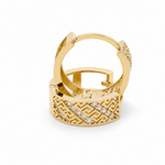 10K Yellow Gold Small Hoop Earrings - Miral Jewelry