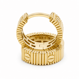 10K Yellow Gold Small Hoop Earrings - Miral Jewelry