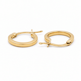 10K Yellow Gold Small Hoop Earrings - Miral Jewelry