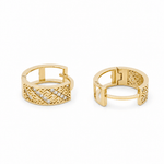 10K Yellow Gold Small Hoop Earrings - Miral Jewelry