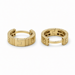 10K Yellow Gold Small Hoop Earrings - Miral Jewelry