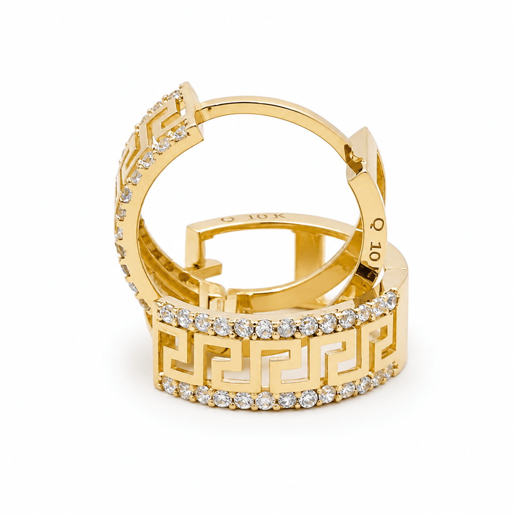 10K Yellow Gold Small Hoop Earrings - Miral Jewelry