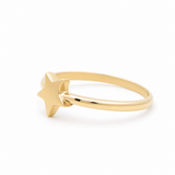 10K Yellow Gold Star Fashion Women's Ring - Miral Jewelry