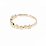 10K Yellow Gold Star Fashion Women's Ring - Miral Jewelry