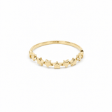 10K Yellow Gold Star Fashion Women's Ring - Miral Jewelry