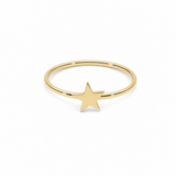 10K Yellow Gold Star Fashion Women's Ring - Miral Jewelry