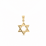 10K Yellow Gold Star Pendant - Miral Jewelry