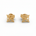 10K Yellow Gold Stud Earrings - Miral Jewelry