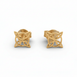 10K Yellow Gold Stud Earrings - Miral Jewelry