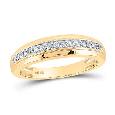 10k Yellow Gold Trio 3 Pieces Diamond with 1.00Tw Round Diamonds - Miral Jewelry