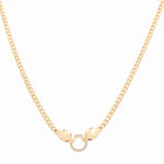 10K Yellow Gold Two Panter Head Necklaces - Miral Jewelry