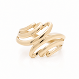10K Yellow Gold With Cz Fashion Women's Ring - Miral Jewelry