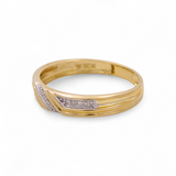 10k Yellow Gold  Round  3 Pieces Set with 0.37tw Round Diamonds