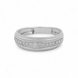 14k White Gold  Round  3 Pieces Set with 1.37tw Round Diamonds