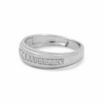 14k White Gold  Round  3 Pieces Set with 1.37tw Round Diamonds