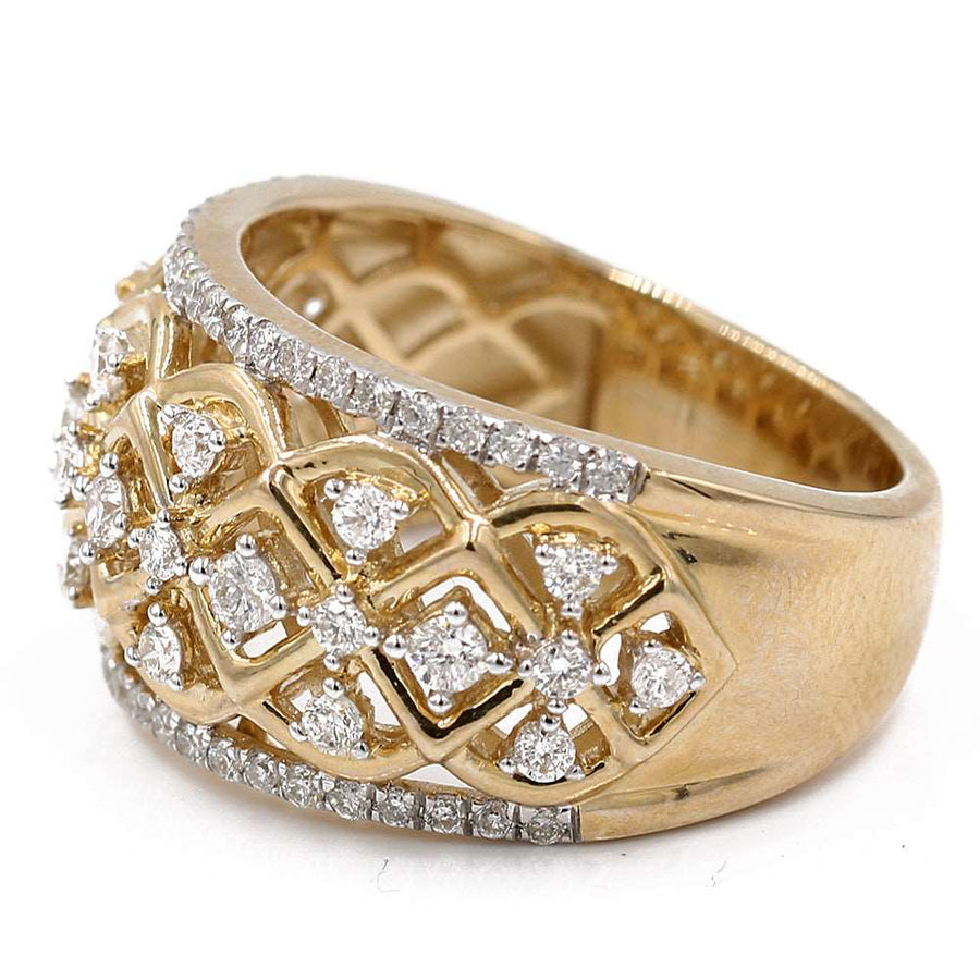 Bridal Diamond Fashion Ring With 0.75Tw
