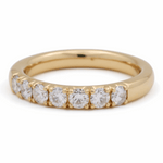 14K Yellow Band Fashion  Ring with 0.50Tw Round Diamonds