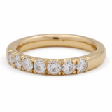 14K Yellow Band Fashion  Ring with 0.50Tw Round Diamonds