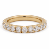 14K Yellow Band Fashion  Ring with 0.75Tw Round Diamonds