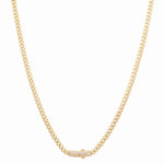 14K Men's Yellow Gold 14K Monaco Chain 24" - Miral Jewelry