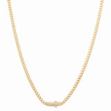 14K Men's Yellow Gold 14K Monaco Chain 24" - Miral Jewelry