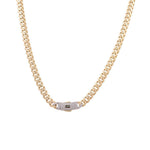 14K Men's Yellow Gold Monaco Chain 22" - Miral Jewelry