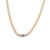 14K Men's Yellow Gold Monaco Chain 22" - Miral Jewelry