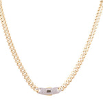 14K Men's Yellow Gold Monaco Chain 22" - Miral Jewelry