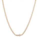 14K Men's Yellow Gold Monaco Chain 22" - Miral Jewelry