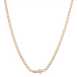 14K Men's Yellow Gold Monaco Chain 22" - Miral Jewelry
