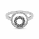 14K White Gold Fashion Diamond Woman Ring - Miral Jewelry