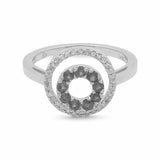 14K White Gold Fashion Diamond Woman Ring - Miral Jewelry