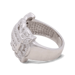 14K White Gold Fashion Diamond Woman Ring - Miral Jewelry