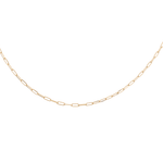 14K Women's Yellow Gold Paper Clip Chain - Miral Jewelry