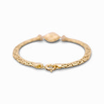 14k Yellow Byzantine with Flower Bracelet - Miral Jewelry