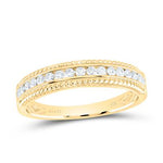 14k Yellow Gold 3 Pieces Set with 1.25tw Round Diamonds - Miral Jewelry